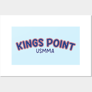 Kings Point USMMA (Blue Text) Posters and Art